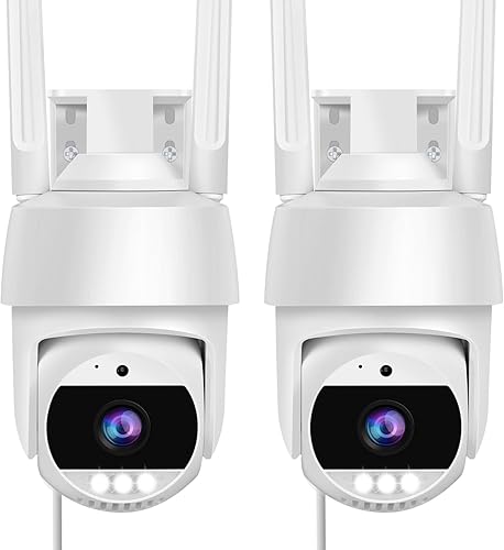 P Panoraxy Cámara de seguridad WiFi 2K para exteriores, cámara de seguridad inalámbrica HD para exteriores con seguimiento automático de movimiento, disponible en Yaxa Peru