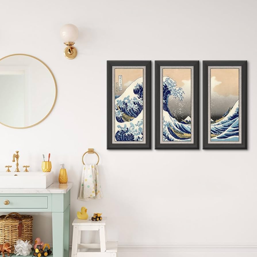 新品　ガラス　壁掛け　アートパネル ポスター　3PCSセット 自然風景　絵画 Amazon.co.jp: 森林 アートパネル 3枚 滝 日光 絵画 湖 風景画