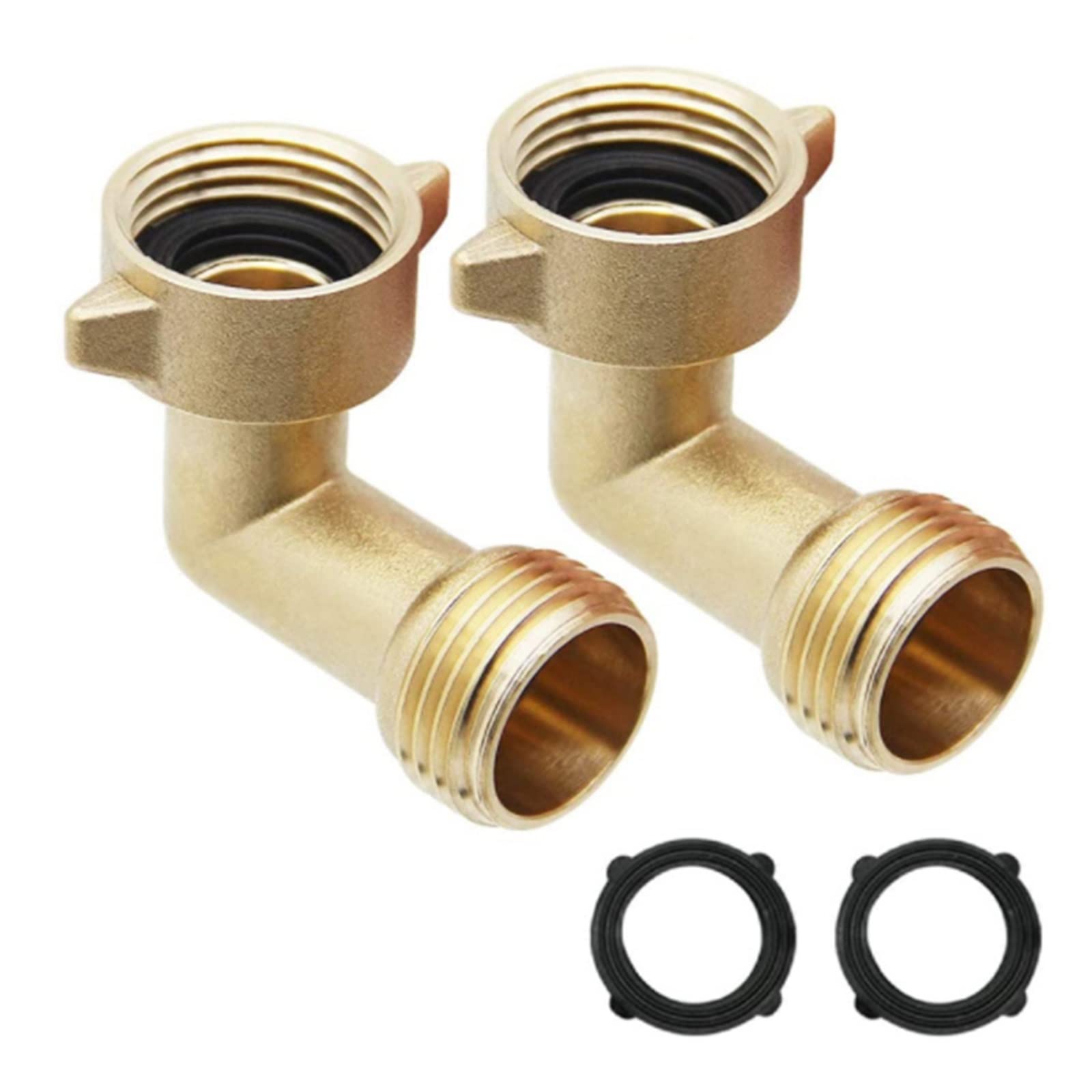 Resistir Extremos de Alta presión y Temperatura Adaptador de Manguera Garden Codo Conector Codo de láminas Codo de Manguera de latón for la Manguera de Agua for el hogar