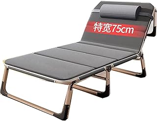 HZH Espreguiçadeira reclinável, Espreguiçadeira de jardim, Espreguiçadeira reclinável Cadeira reclinável dobrável com travesseiro, Espreguiçadeira de jardim e Praia ao ar livre (B)