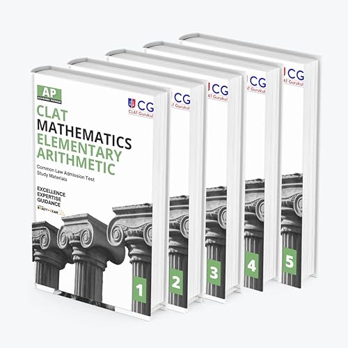 CLAT 2024/25 Quantitative Aptitude Books/Guide - Concept &amp; Practice Books - 2 Books