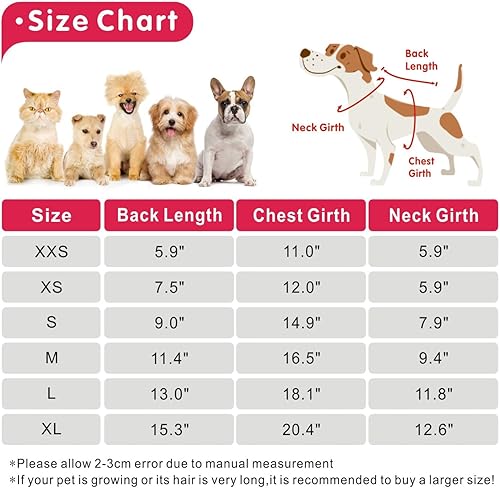 Miniatura 7 de Idepet Suéter de vellón para perro, camisa para perros pequeños, sudadera para mascotas, suéter suave para cachorros, camisa de invierno cálida,