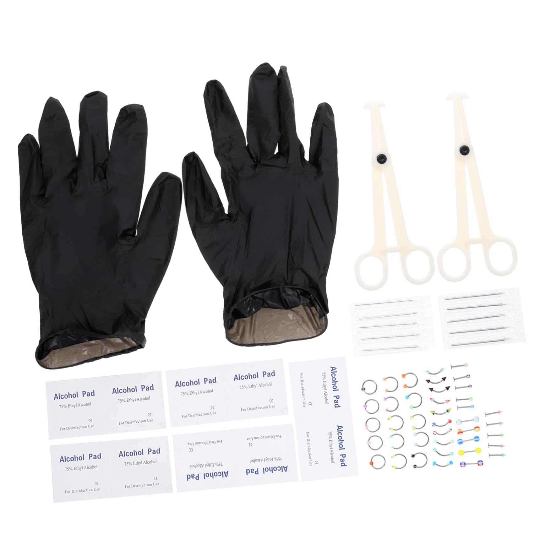 Ipetboom 1 Set Kit with Studs Professional Piercer Tool for Accurate and Gentle Jewelry Enthusiasts Durable and Easy to Use