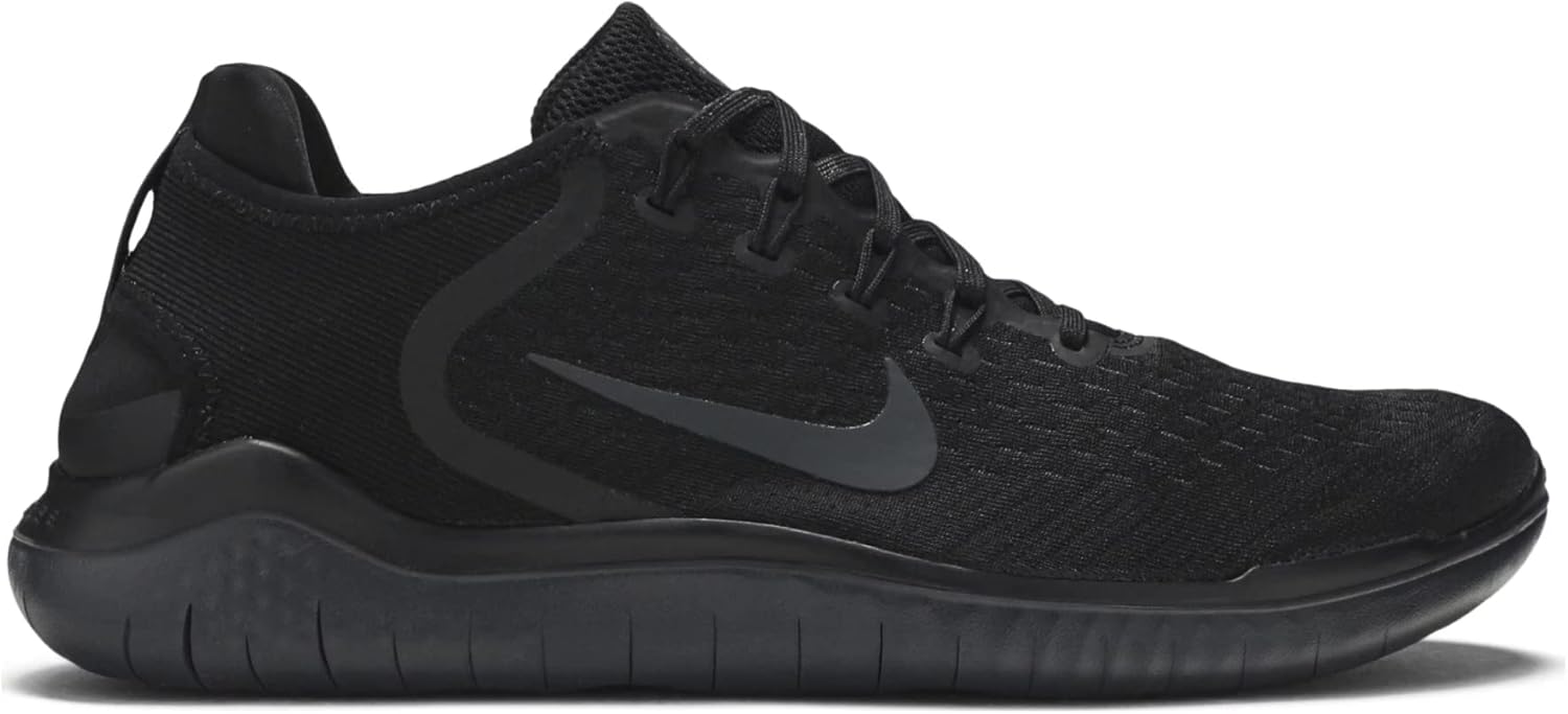Nike Mens Free RN 2018 Running Shoes Size 12 Triple Black, Black/Black/Black/