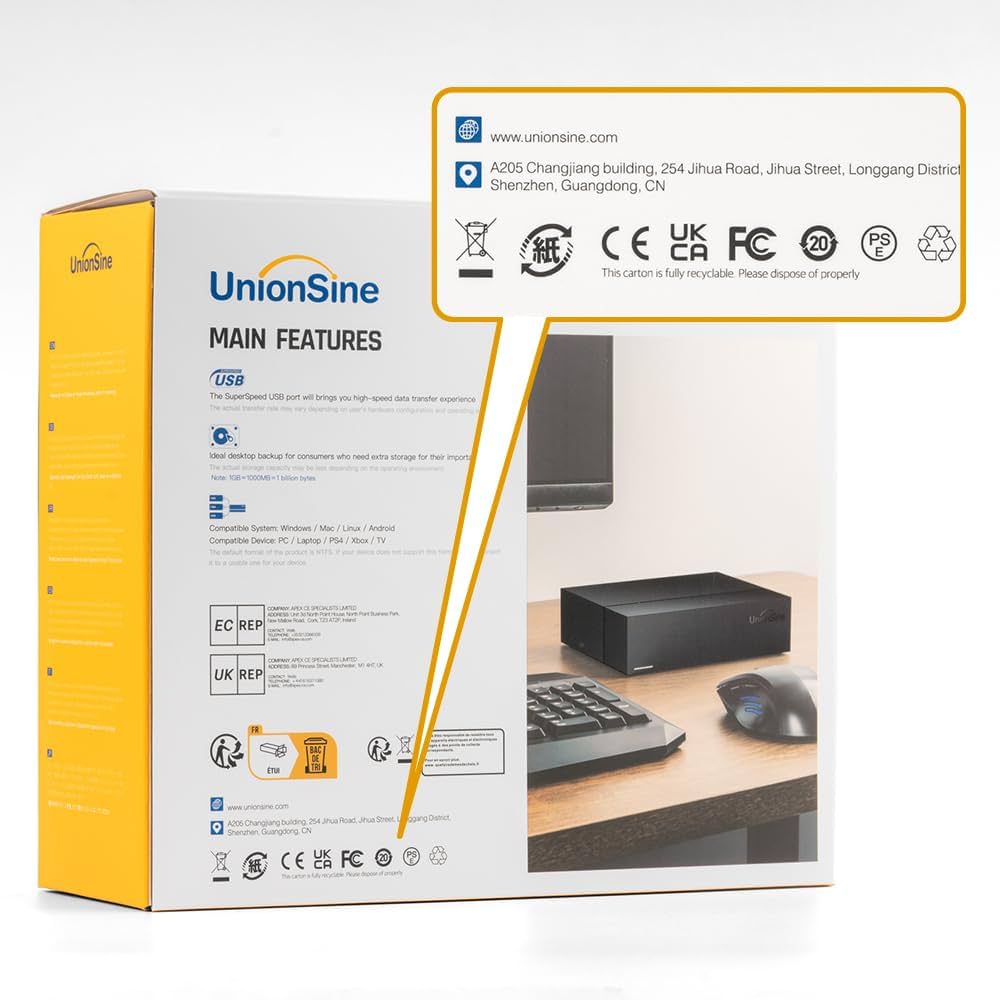 ★外付けハードディスク 14TB UnionSine 3.5インチ Amazon | 外付けハードディスク 14TB UnionSine 3.5インチ 外