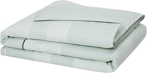 Miniatura 10 de Calvin Klein Home - Juego de edredón de 3 piezas, 1 edredón y 2 fundas de almohada, 100% algodón de 200 Tc (gris claro)