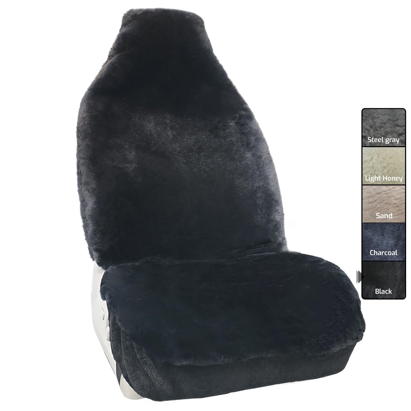 Aegis Cover Sheepskin Seat Cover Genuine Merino Wool