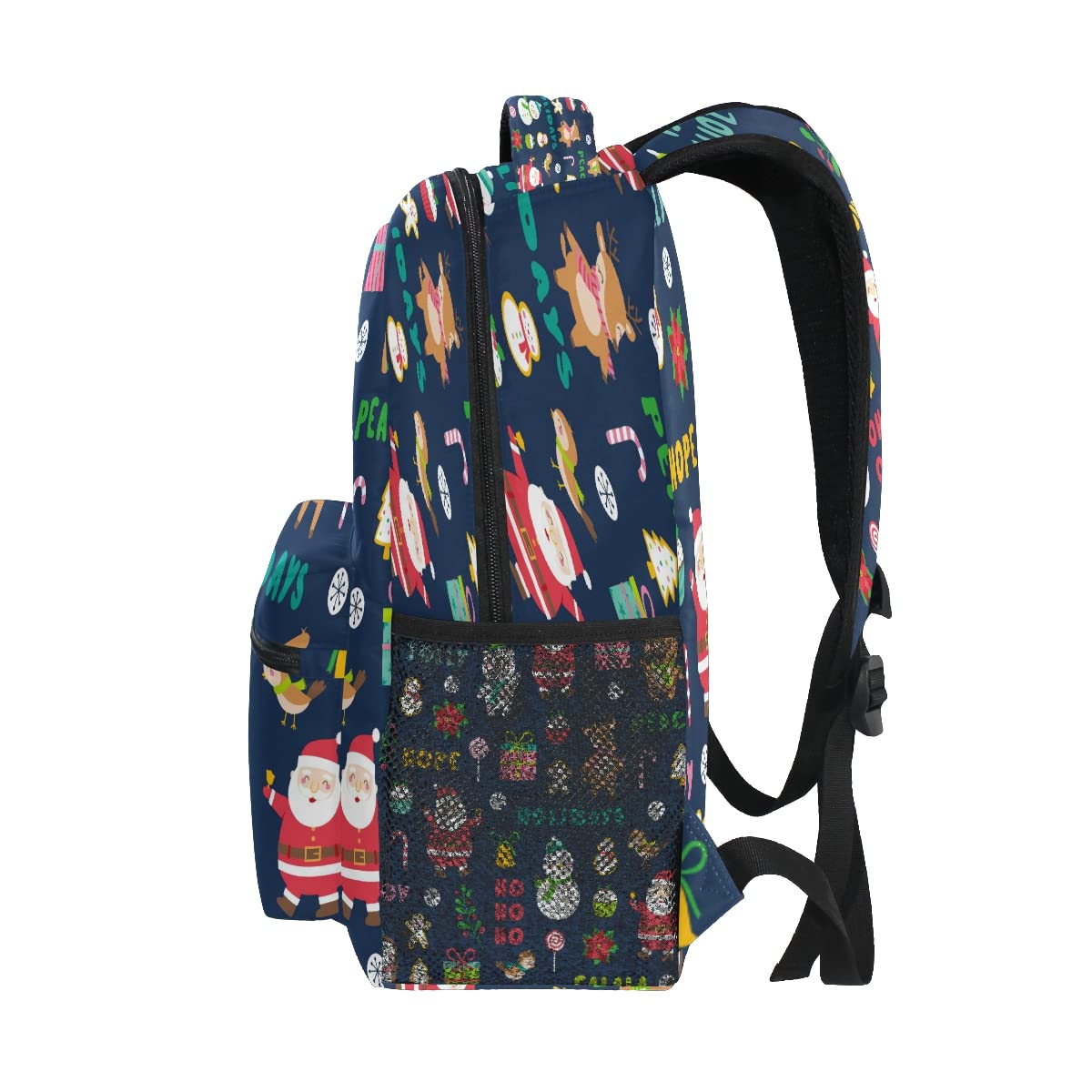 Zielony plecak dziecięcy z awokado dla dziewcząt, chłopców, nastolatków, torba szkolna z recyklingu z przegrodą na laptopa, 40 cm x 30 cm, Uroczy miś, Rozmiar uniwersalny