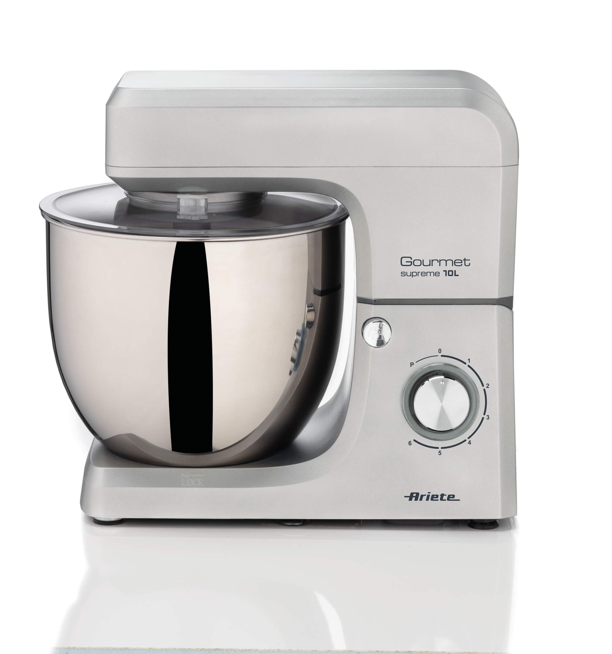 Ariete 1576 Gourmet Supreme 10L, Capacità 10L, 2000W, 6 velocità + Pulse, Accessori per vari impasti
