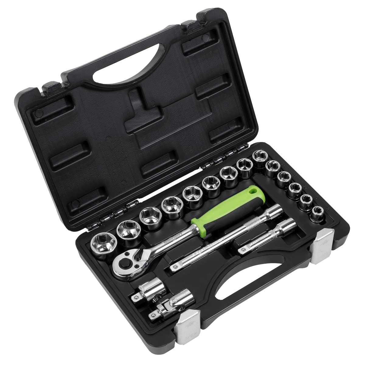 Siegen 19 Piece 3/8" Drive Hex Socket Set 3/8"