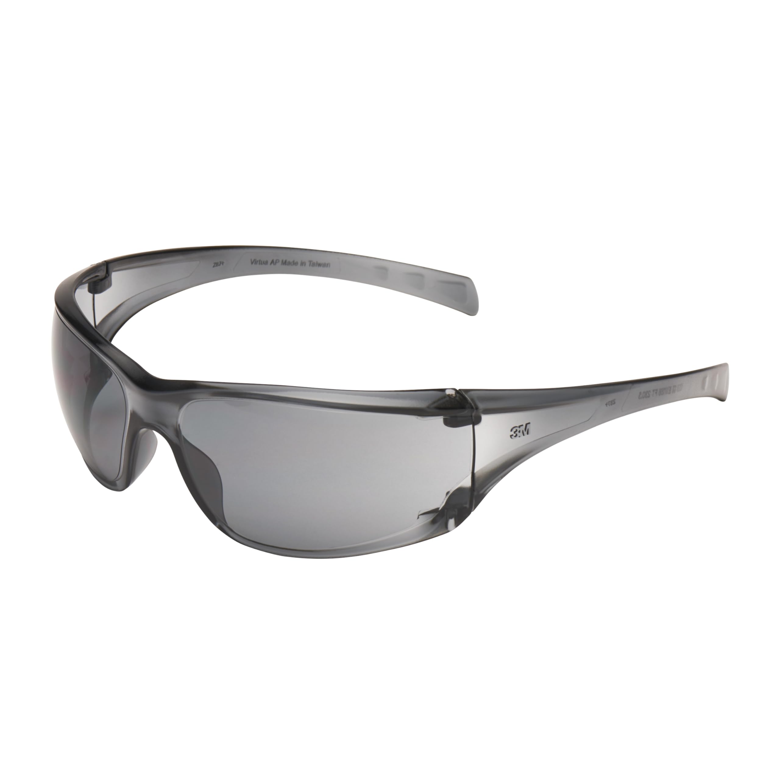 3M Virtua AP Safety Glasses, Anti-Scratch, Grey Lens, 71512-00001