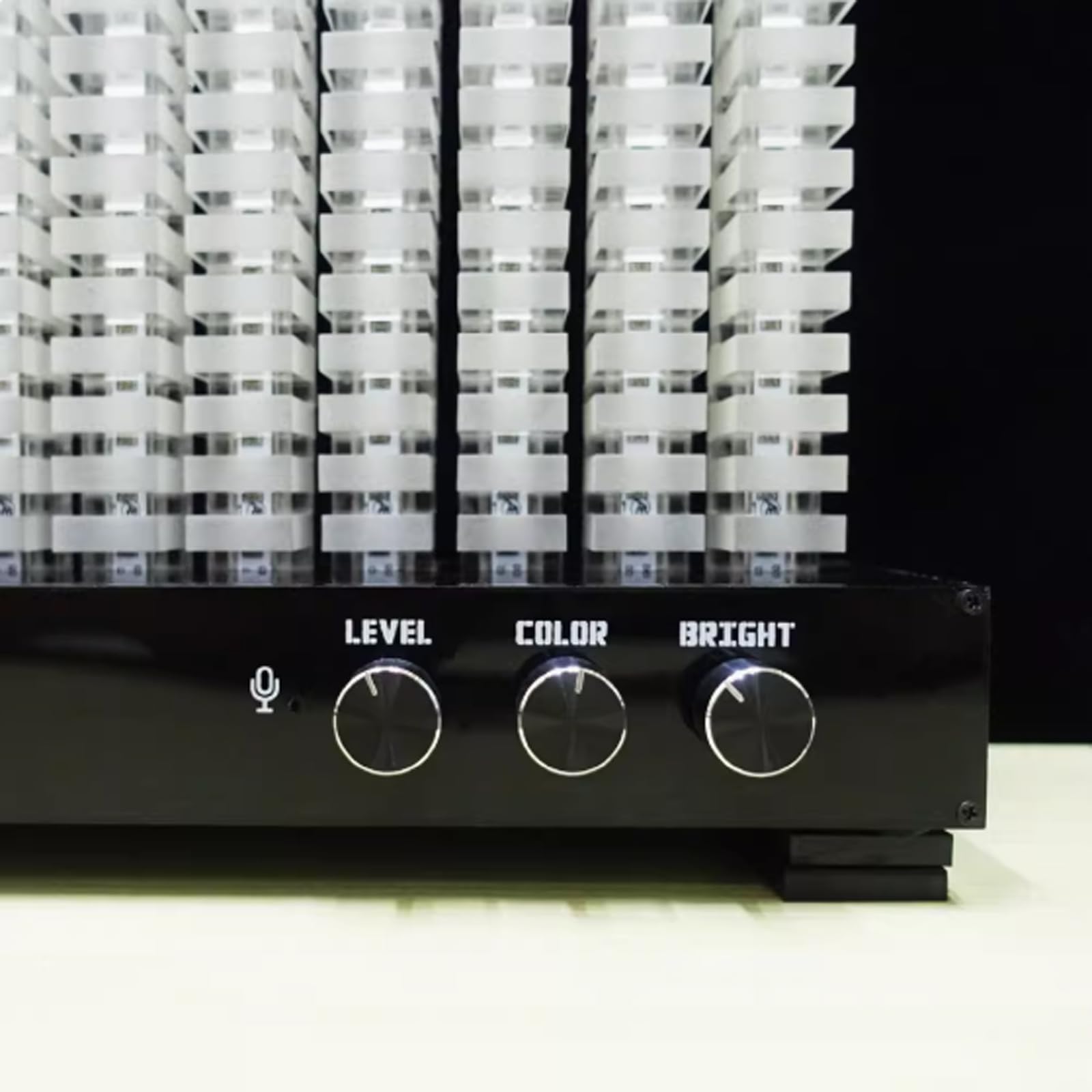 Analizzatore di Spettro Audio, Luce a LED per Spettro Musicale, 16 Milioni di Colori, Spettro a 14 Segmenti, Misuratori VU per Visualizzazione dello Spettro, per Feste/Camera da Letto/casa