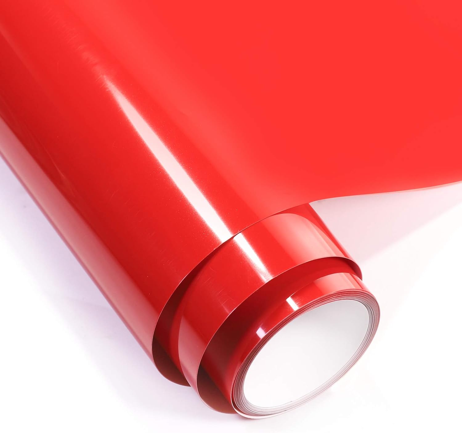 Gatichetta HTV Roll Red Heat Transfer Vinyl 12"x6FT Iron on Vinyl for T-Shirts, Hats, Jeans, Compatiable with Cricut, Cameo, Heat Press Machines
