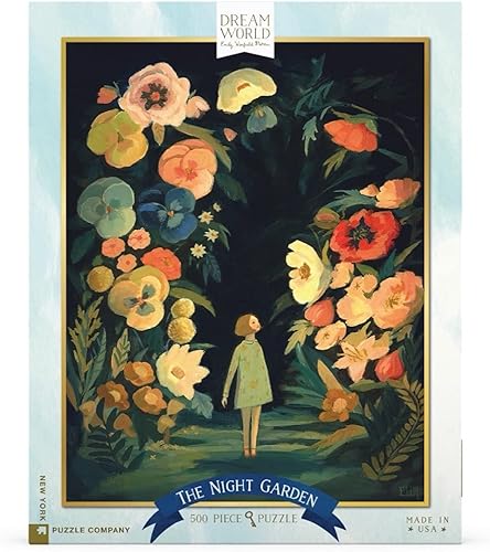 Miniatura 15 de New York Puzzle Company - Dream World Eleanor's Room - Rompecabezas de 1000 piezas para noches de juego familiares por Emily Winfield Martin