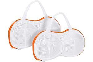 2Pcs Bra Washing Bag for Laundry, Fine Mesh 3D Bracket Lingerie Bags...