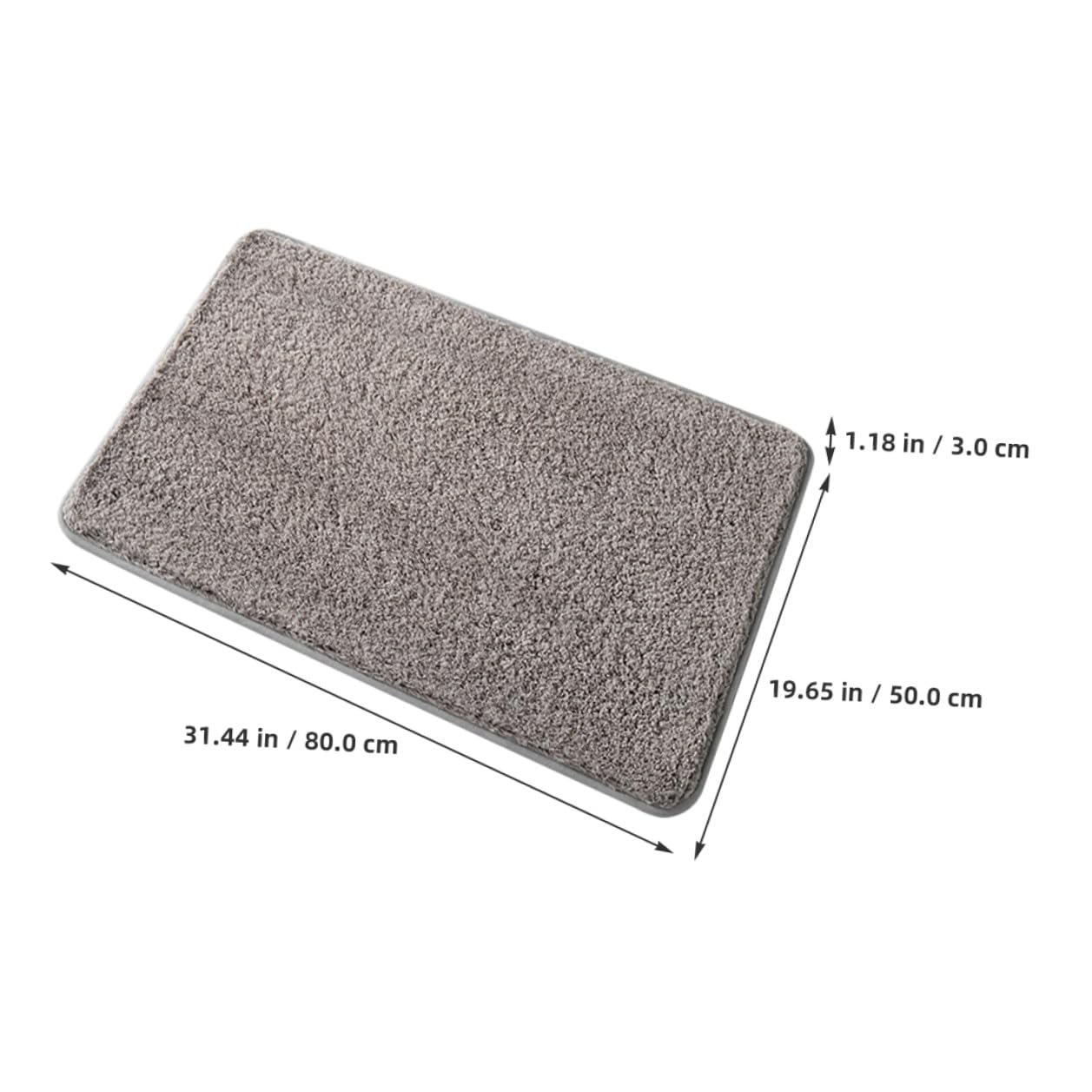 Artibetter Tappetino da Bagno in Microfibra Tappeto Assorbente Antiscivolo Tappetino per Casa Tappeto da Bagno Riutilizzabile