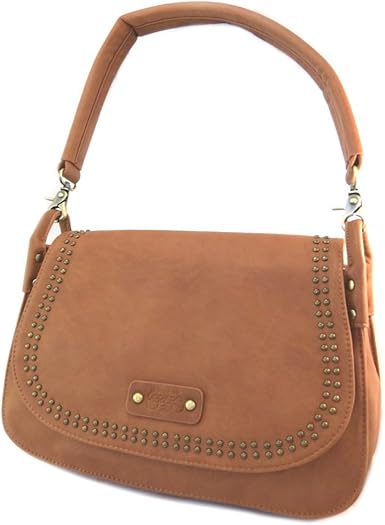 Amazon.com: Shoulder bag 'Le Temps Des Cerises'cognac - 34x24.5x10.5 cm  (13.39''x9.65''x4.13''). : Clothing, Shoes \u0026 Jewelry