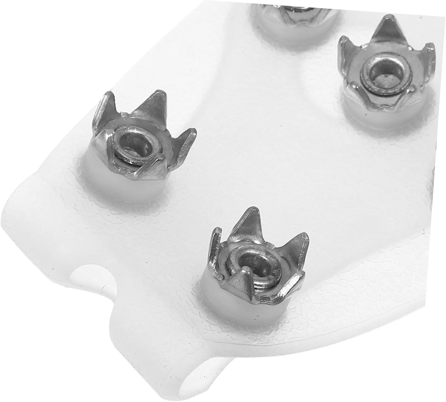 BESPORTBLE 3 Pairs Cold Weather Ice Cleats with 7 Metal Spike Shoe Grips, Anti-Slip Boot Ice Grippers for Snow Hiking and Outdoor Traction