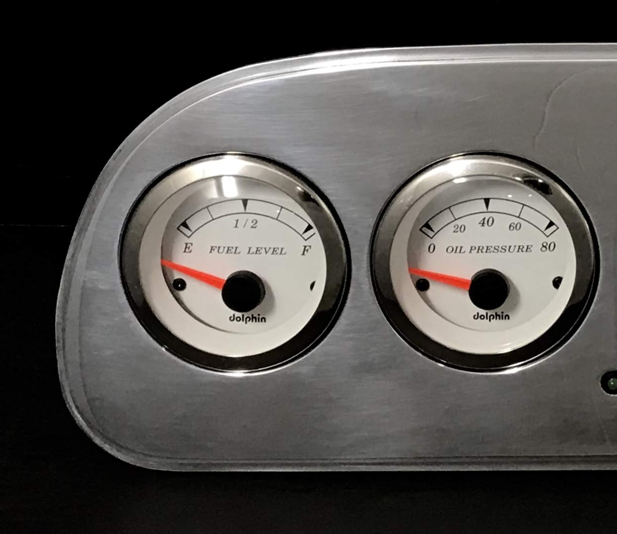 Dolphin Gauges Compatible 1960-1963 Ford Falcon GPS Gauge Dash Cluster Panel Set White