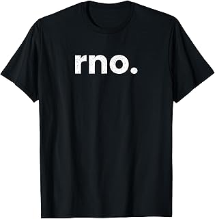 RNO Reno Tahoe Nevada Airport Code List RNO T-Shirt