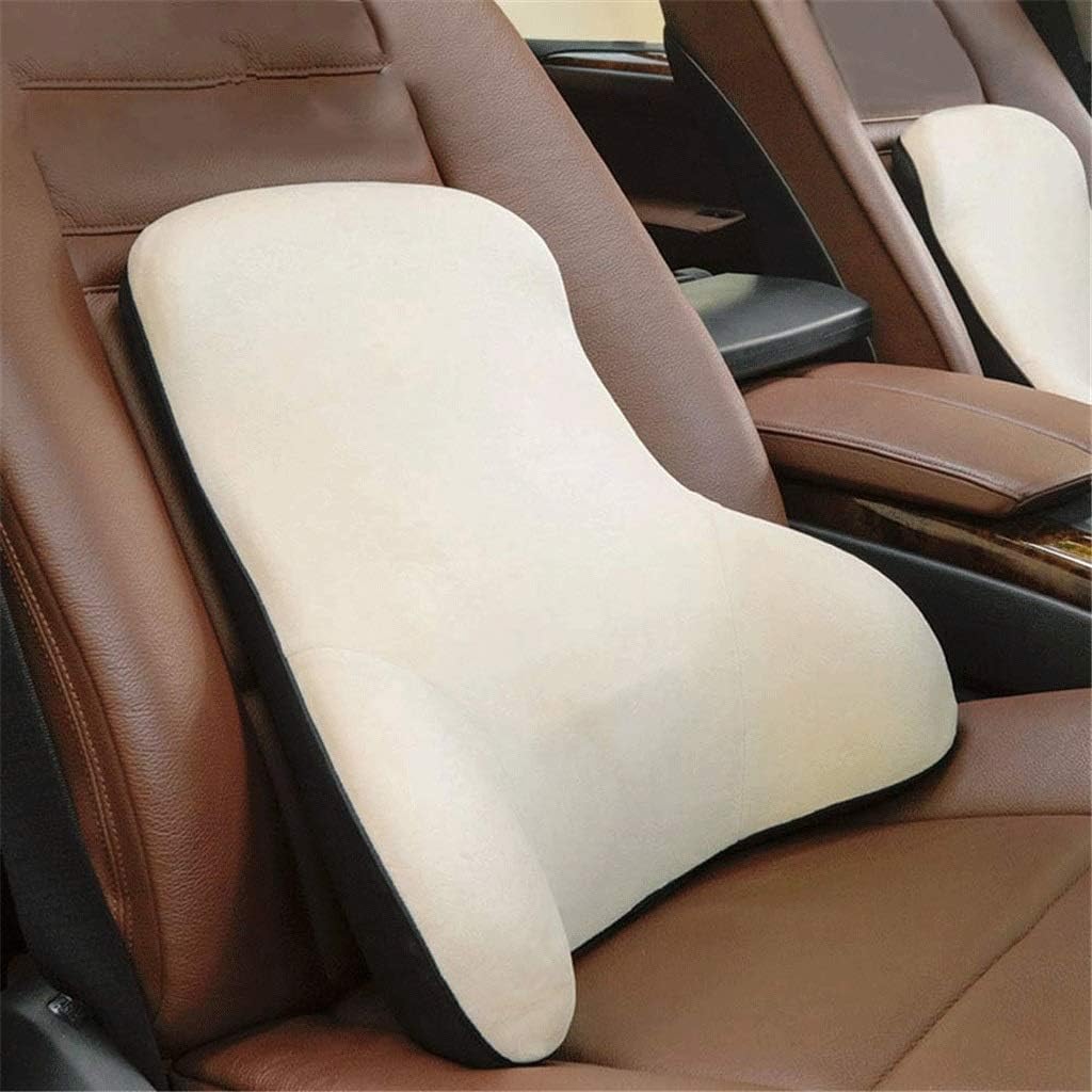 Lumbar Pillow Car House Car Waist Support Waist Memory Cotton Four Seasons Car Driving Seat Cushion Backrest Lumbar Waist Car(Black)