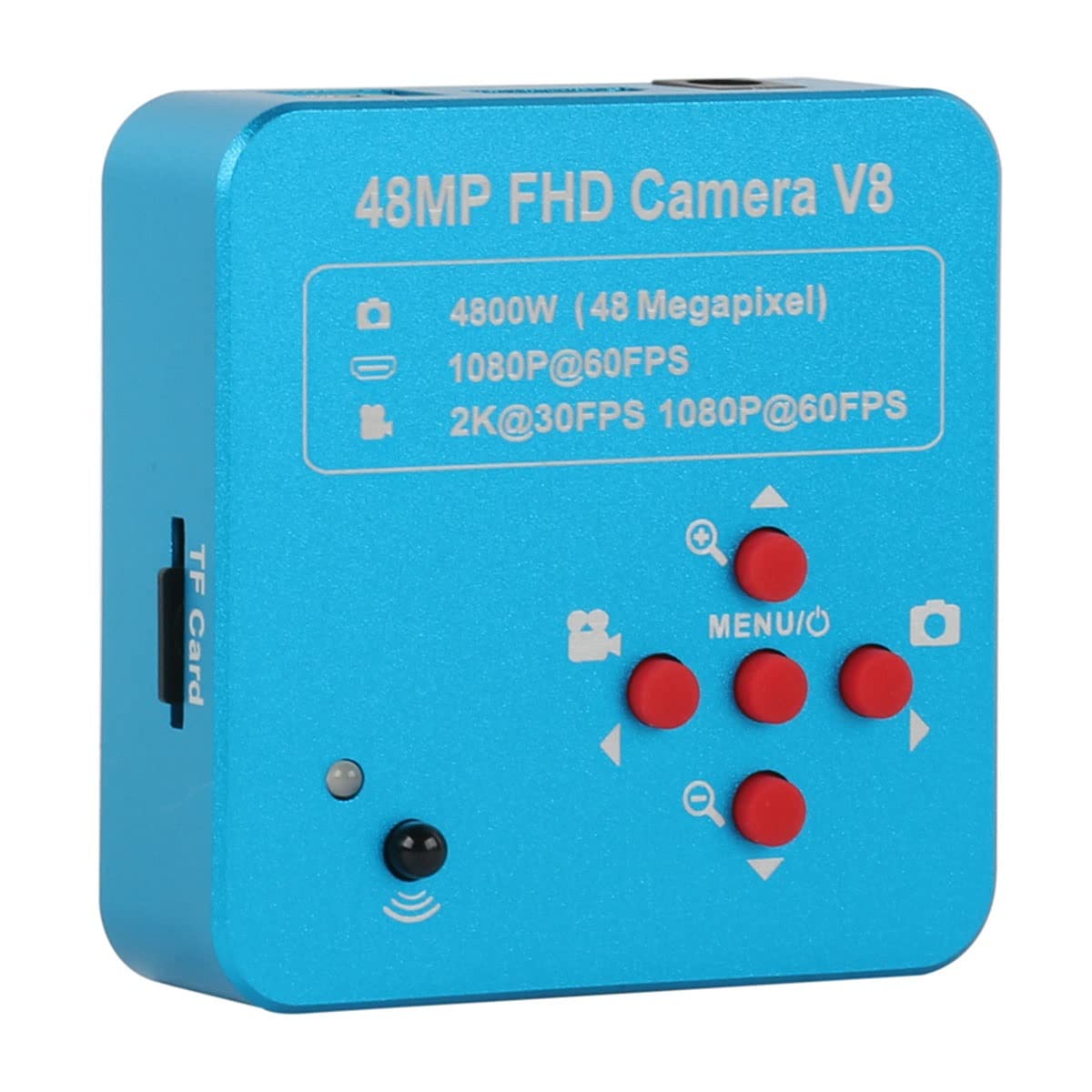 Équipement de Microscope de Laboratoire 4 8mp 2k Caméra de Microscope vidéo, 10 0X 130x 180x 200x 300x 500x Lentille monoculaire 56 LED Lumière Accessoires pour microscopes
