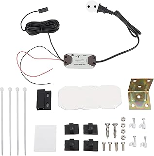 Fdit Intelligente Garagensteuerung, Universelle WLAN-Fernbedienung für Garagentoröffner mit Sprachsteuerung für Home IOS, Funktioniert mit 1 oder 2 Weiteren Garagentoren (EU-Stecker)