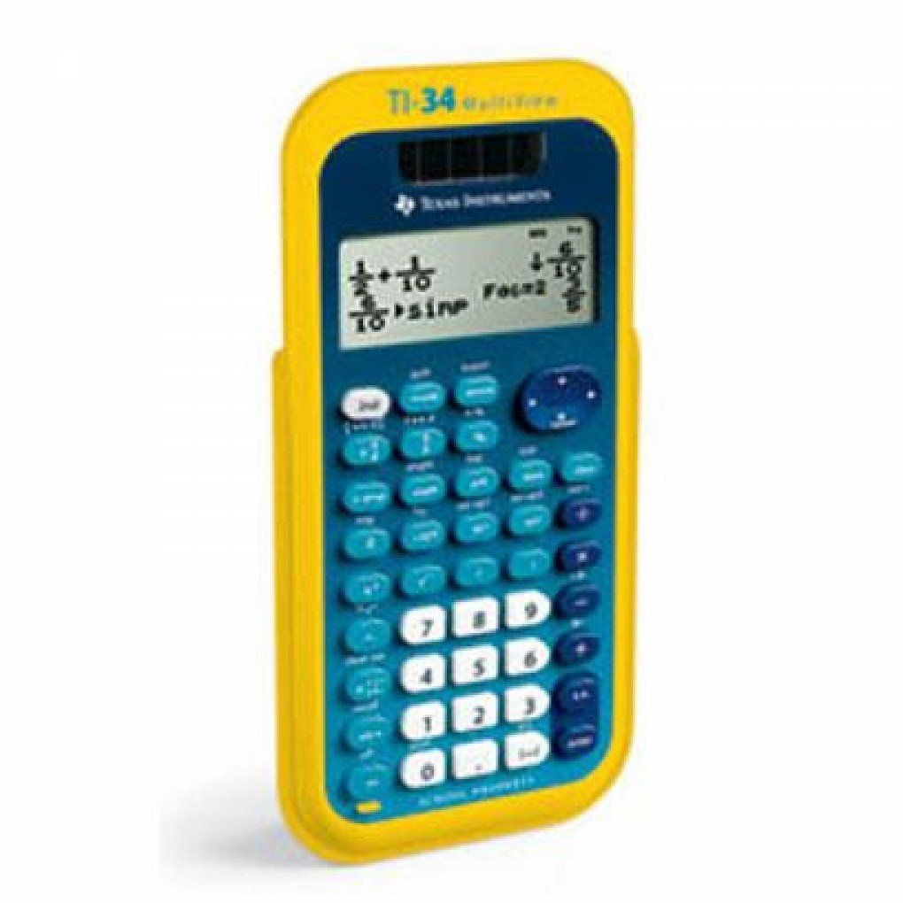 Calculatrice TI-34 MultiView Texas Instruments EZ Spot jaune pour le collège - 2