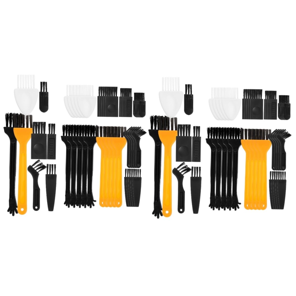 BIUDECO 2sets Hair Clipper Cleaner Electric Shaver Brush Razor Cleaning Brush Mini Cleaning Tool Versatile Accessory 48pcs*2