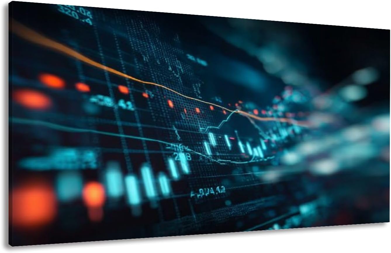 Canvas Wall Art Prints Mount McKinley Denali Large Framed Artwork Wall Paintings Pictures Posters 20"x40" Wall Decor for Living Room Office Bedroom