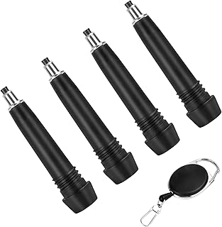 DEHUA 4PCS Walking Poles Tip Protect Caps Alpenstock Tip Alpenstock Walking Replacement Rod Tip Protector with A Carabiner Buckle for Most Alpine Poles,Hiking Poles,Walking Poles