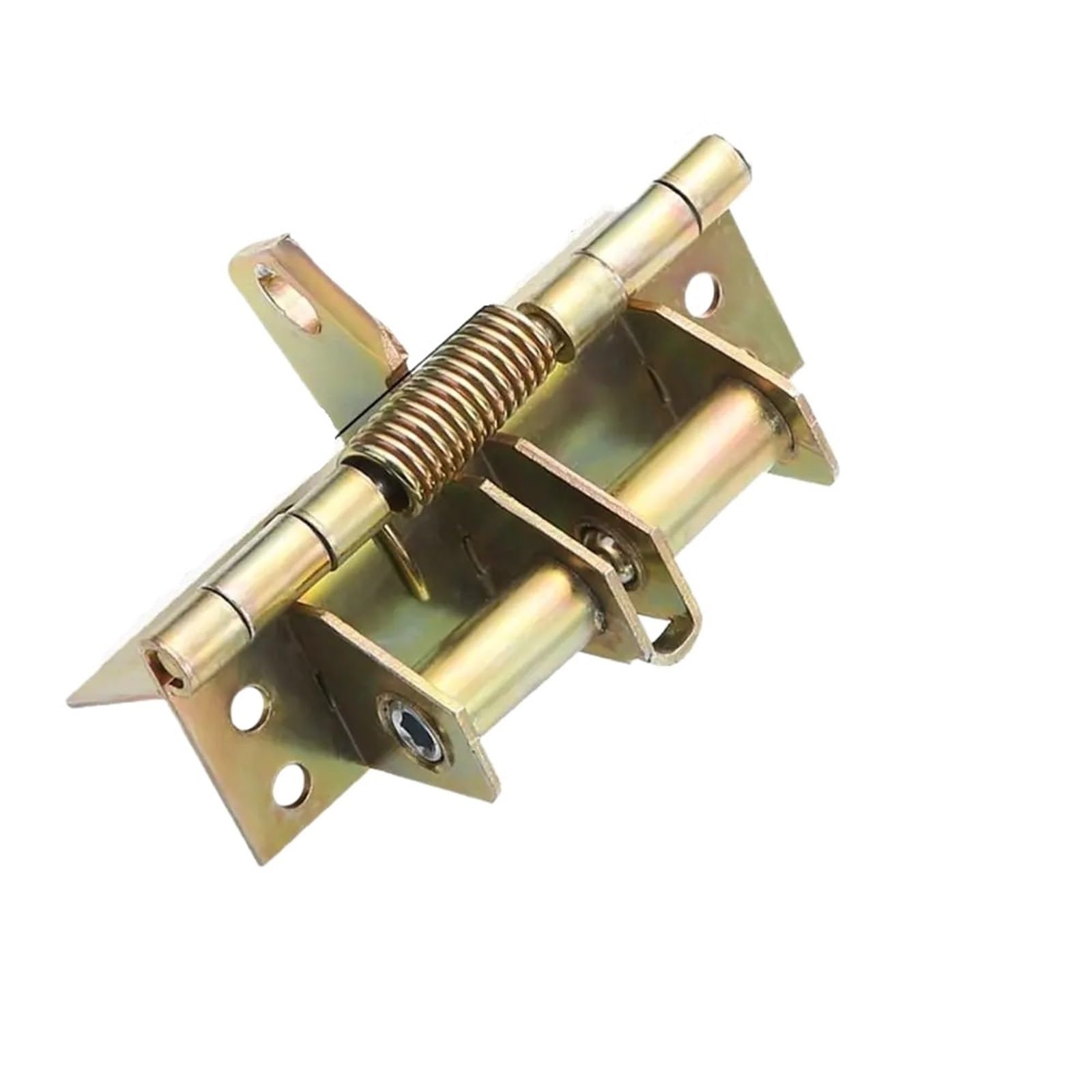 Flush Hinges Furniture 90 Degrees Multi-Function Positioning Hinge Automatic Closing Spring Self-aligning Supplies(Multicolor)