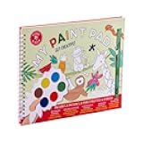 Floss & Rock Jungle Kids My Painting Pad Set with 8 Pictures, 8 Paint Pallets and A Brush