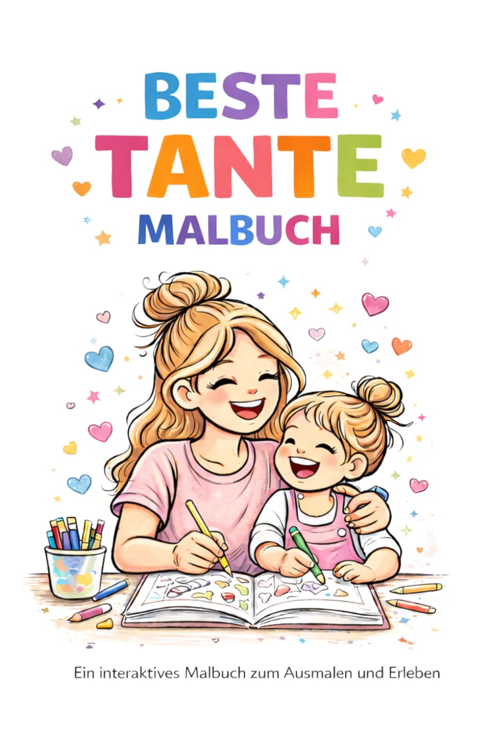 Beste Tante - Malbuch: Ein interaktives farbiges Malbuch für die beste Tante der Welt - einzigartiges Geschenk