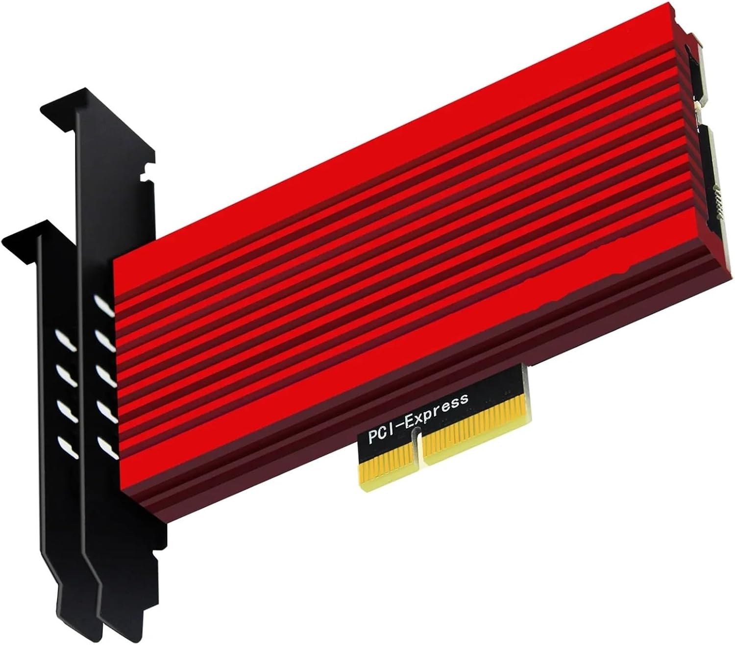 PA15 M.2 NVMe to PCIe 4.0 X4 Adapter with Heatsink(PA15 Black)