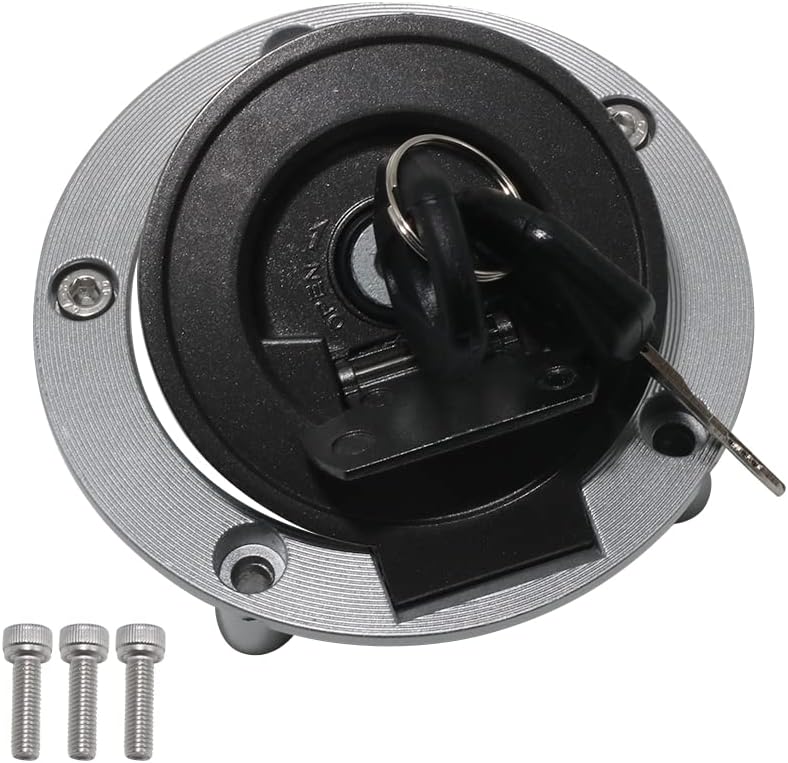 Miniatura 3 de Tapones de gasolina y llaves de tapa de gasolina para motocicleta para Yamaha 5JJ-24602-00 39P-24602-00 2CR-24602-00 para Yamaha YZF R1 R6 R6S, FZ1