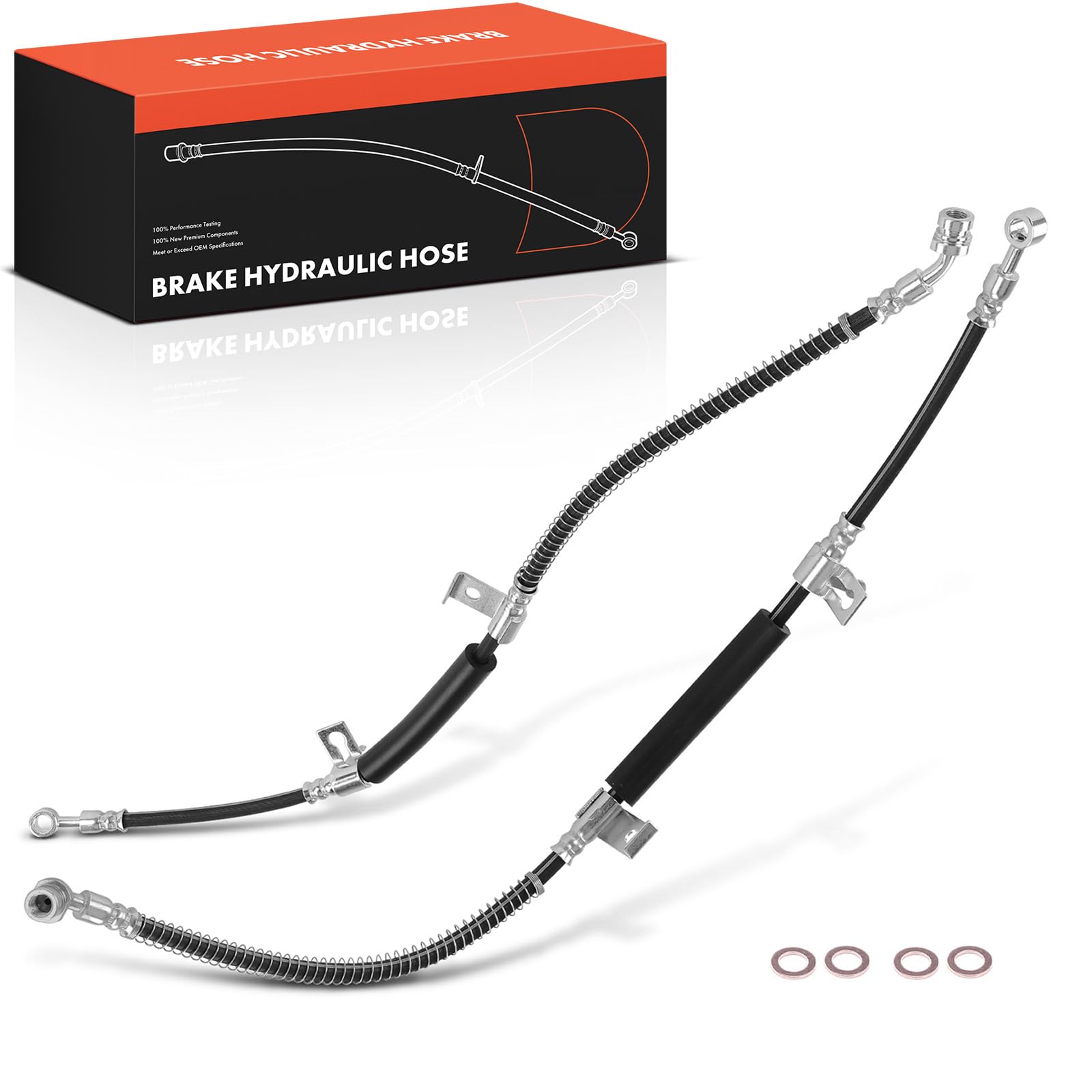 Frankberg 2 mangueras de freno delanteras izquierda y derecha 587323E200 | Compatible con: Sorento I JC