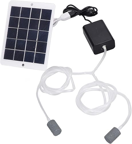 Aireador solar de estanque con bomba de aire, bomba de aire de agua solar, oxigenador para peces, bomba de estanque solar, bomba de fuente de aire