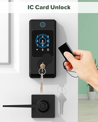 Miniatura 2 de 4 tarjetas IC para cerradura de cerrojo inteligente, llavero RFID para TTLockSmart Life y Tuya Smart Lock