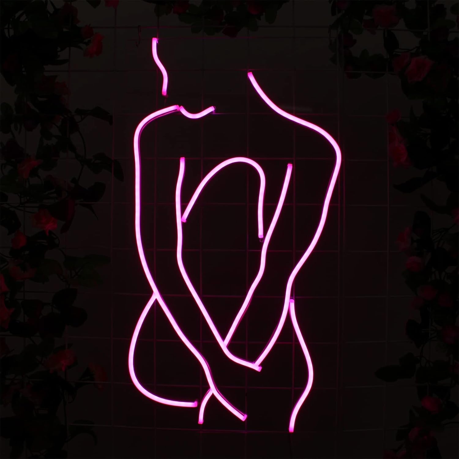 LEDネオンライト/ライトサイン/看板 カスタムセクシーガールネオンサイン、LED女性ボディレディアクリル壁掛け壁画ネオンライトホー