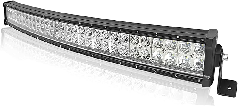 Willpower 32 inch 180W Curved Spot Flood Beam LED Work Light Bar Off Road Driving Fog Lamp for Vehicle Truck Car ATV SUV 4X4 Truck,DC 12V 24V Waterproof