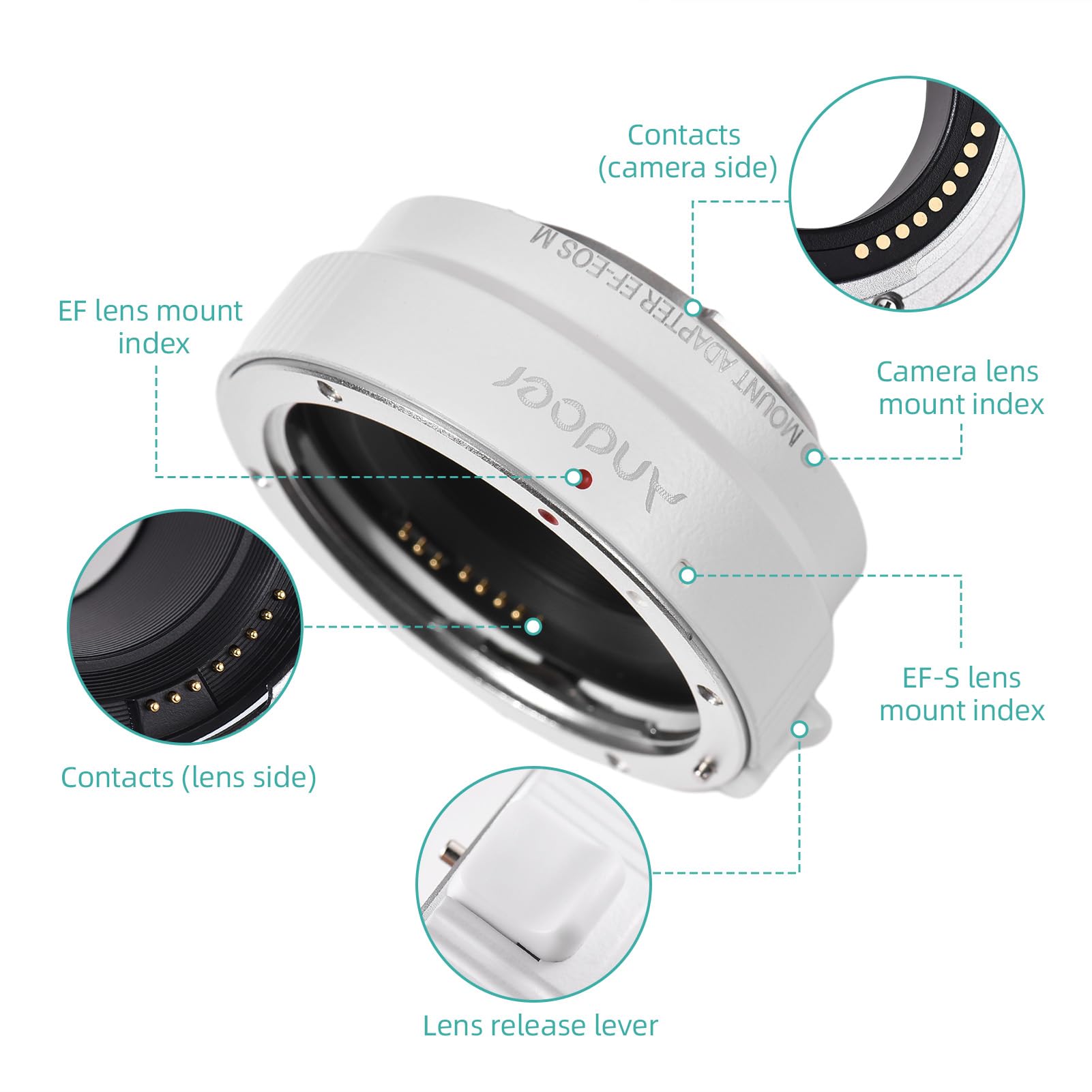 Amazon | Xtahdge EF-EOSM レンズマウントアダプターは、キヤノン EF
