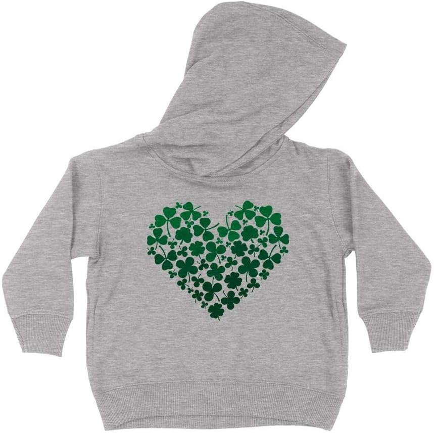 Heart of Clovers St. Patrick's Day Kids Hoodie Sweatshirt Toddler