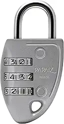 Cadeado De Segredo, Papaiz, C23, Prata