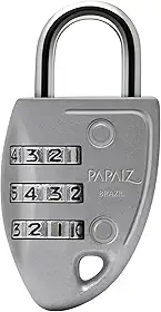 Cadeado De Segredo, Papaiz, C23, Prata
