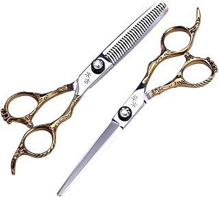 YXZQ Maszynka do strzyżenia włosów, fryzjer do strzyżenia włosów nożyce ze stali nierdzewnej 440 profesjonalny sprzęt fryzjerski 15 cm