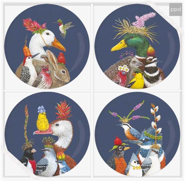 Paperproducts Design 603367 7" Appetizer Plates (Set of 4