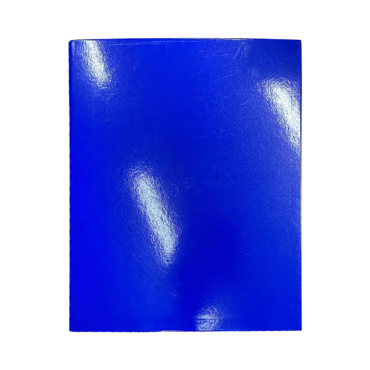 (Pack of 10) A4 Ring Binder Finger Pull Metal Ring Folders Spine Binder Stationery Document Holder (Dark Blue, Ring Binder File)