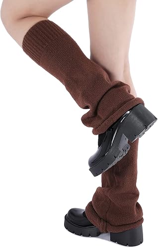 Miniatura 2 de American Trends Calentadores de pierna Y2k Kawaii Negro Blanco Lindos Calentadores de pierna Y2k Accesorios góticos para mujeres y niñas, para