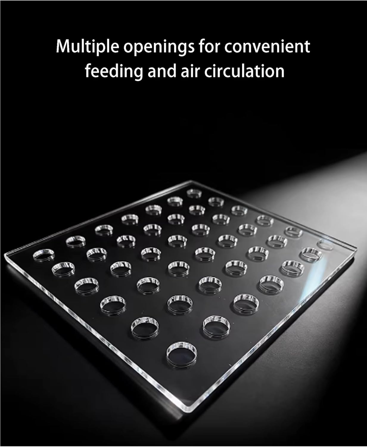 Acrylic Fish Tank Cover, Clear Aquarium Lid, Wear-Resistant Fish Tank Top Cover, for Reptiles Enclosure(7.9x15.7 Inch)